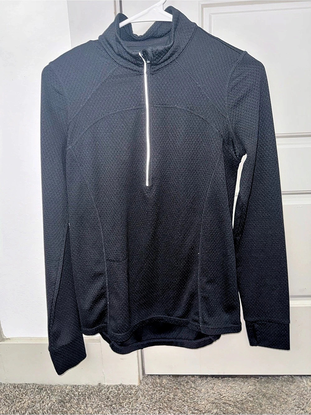 Xersion Half Zip Black Quarter-Zip Top